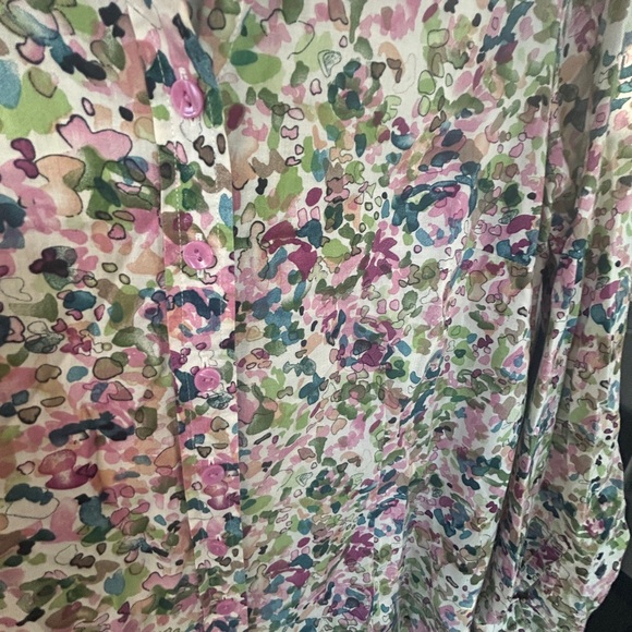 Coldwater Creek Multicolor Floral Blouse - Picture 2 of 9